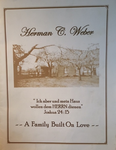 Weber family history book