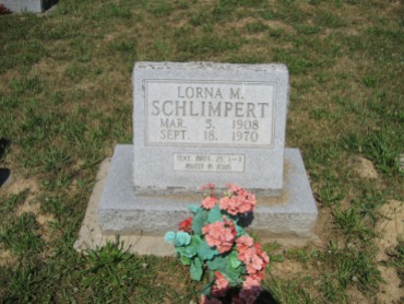 Lorna Schlimpert gravestone Trinity Altenburg MO
