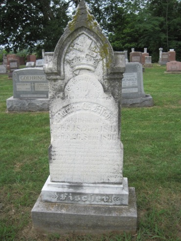 Martha Fischer gravestone Concordia Frohna MO