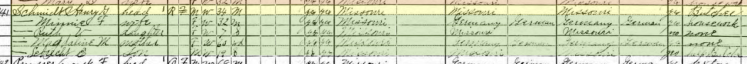 henry schmidt 1920 census altenburg mo