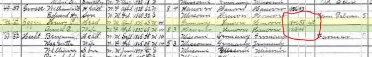 20. 1900 Census Henry