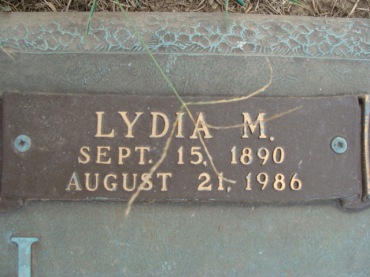 Lydia Koch gravestone Garden of Memories Sikeston MO