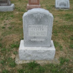 Margaret Gerler gravestone Trinity Altenburg MO