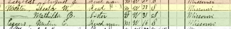 Theodore Wachter 1910 census Shawnee Township MO