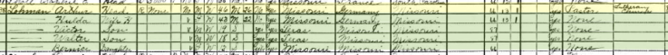 Arthur Martin Lohmann 1930 census Perryville MO