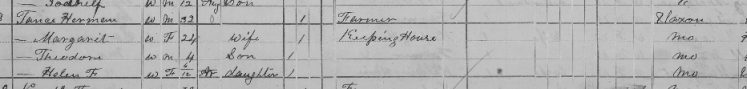 Herman Tanz 1880 census Union Township MO