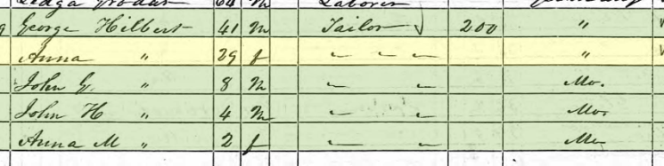 George Hilpert 1850 census Brazeau Township MO